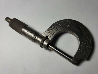 Vintage Starrett No. 231 Outside Micrometer 0''-1''