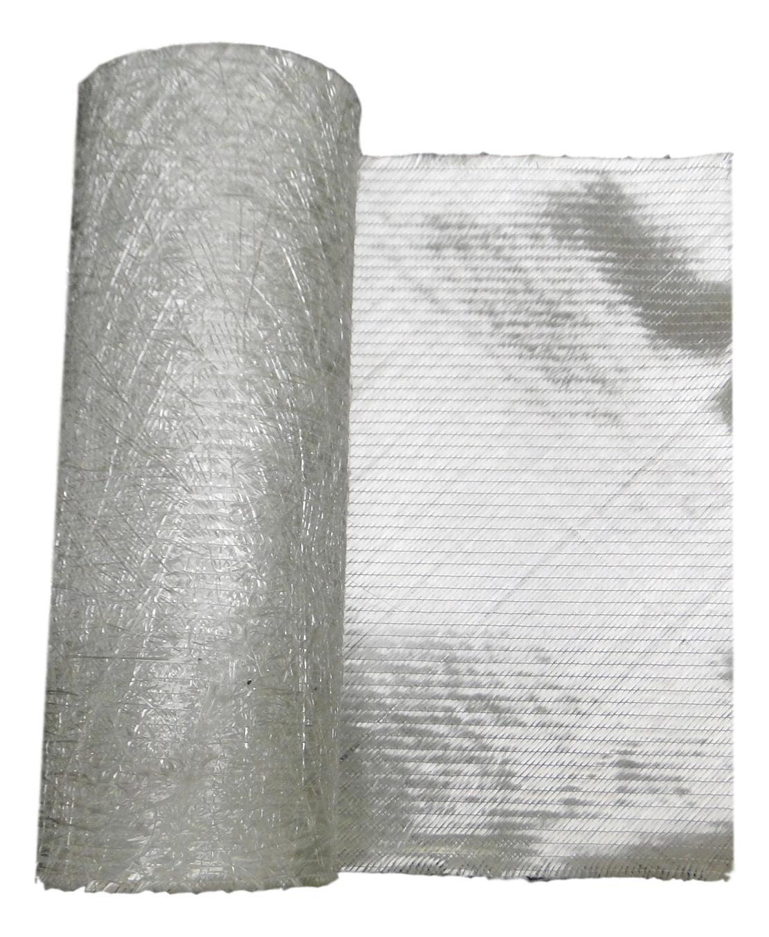 techstrand Fiberglass Biaxle 1708 x 12" 1 Yard Rolled Mat Sheet FGB1708x12