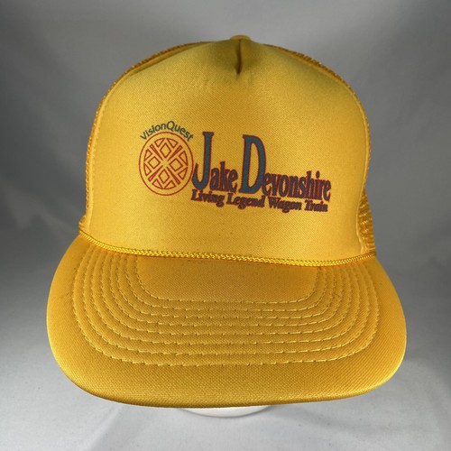 Vintage VisionQuest Wagon Train Snapback Hat Cap Jake Devonshire - 第 1/6 張圖片