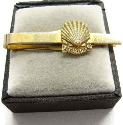 2" 1961 10 Years Service Shell Oil 10K Emblem 1/20 12Kt Gold Filled Tie Bar Vtg - Picture 15 of 15