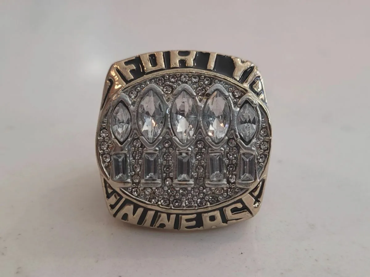49ers 5 Time Super Bowl Steve Young ring (sizes 9 -13)