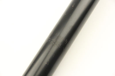 Bicycle Layback Seat Post - 25.4mm X 350mm, Iron Black, 2mm Thick