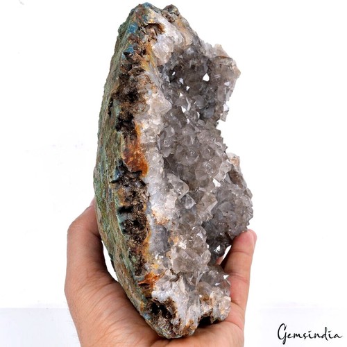 Racimo Cristal Amatista Lavanda 2,6 Kg Geoda Catedral Uruguay Espécimen/Decoración - Imagen 8 de 14