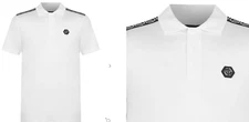 Philipp Plein Iconic Cult Tape Polo Shirt Top New 3XL