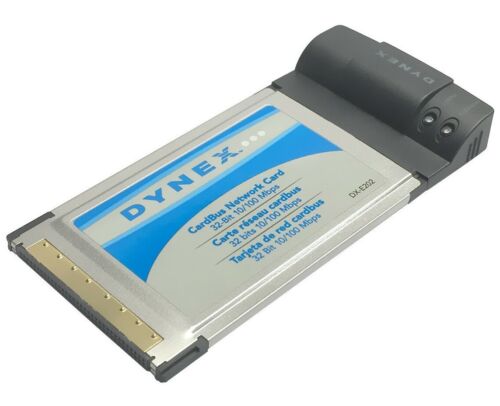 Dynex DX-E202 10/100 MBPS Ethernet Card BUS Network Card PCMCIA for Laptop - Picture 1 of 6