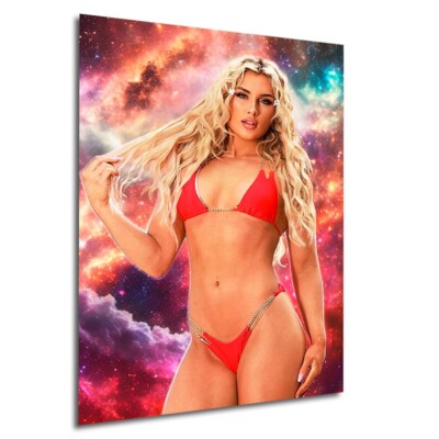 TIFFANY STRATTON WWE Wrestling Model Diva ACEO Art Print Card by RoStar #1/1