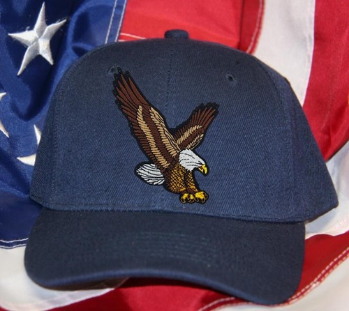 EAGLE LANDING HAT PATCH CAP WILDLIFE HUNTER NATURE ANIMALS PETS RESERVE GIFT WOW - Picture 2 of 26