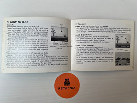 Duck Hunt Nintendo Nes Game Instruction Manual Mattel GBR Version