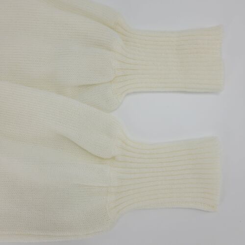 Beeline L'abeille Sport Sweater Vintage Rainbow Stripe Balloon Puff Sleeve Small - Picture 7 of 17