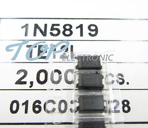 Diodo ss14 Schottky-rectificador 40v 1a do214ac-sma carcasa
