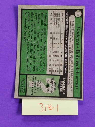 1979 TOPPS BASEBALL TRADING CARDS YOU PICK 176-360 FREE SHIPPING 50% OFF 2+ - Picture 381 of 488