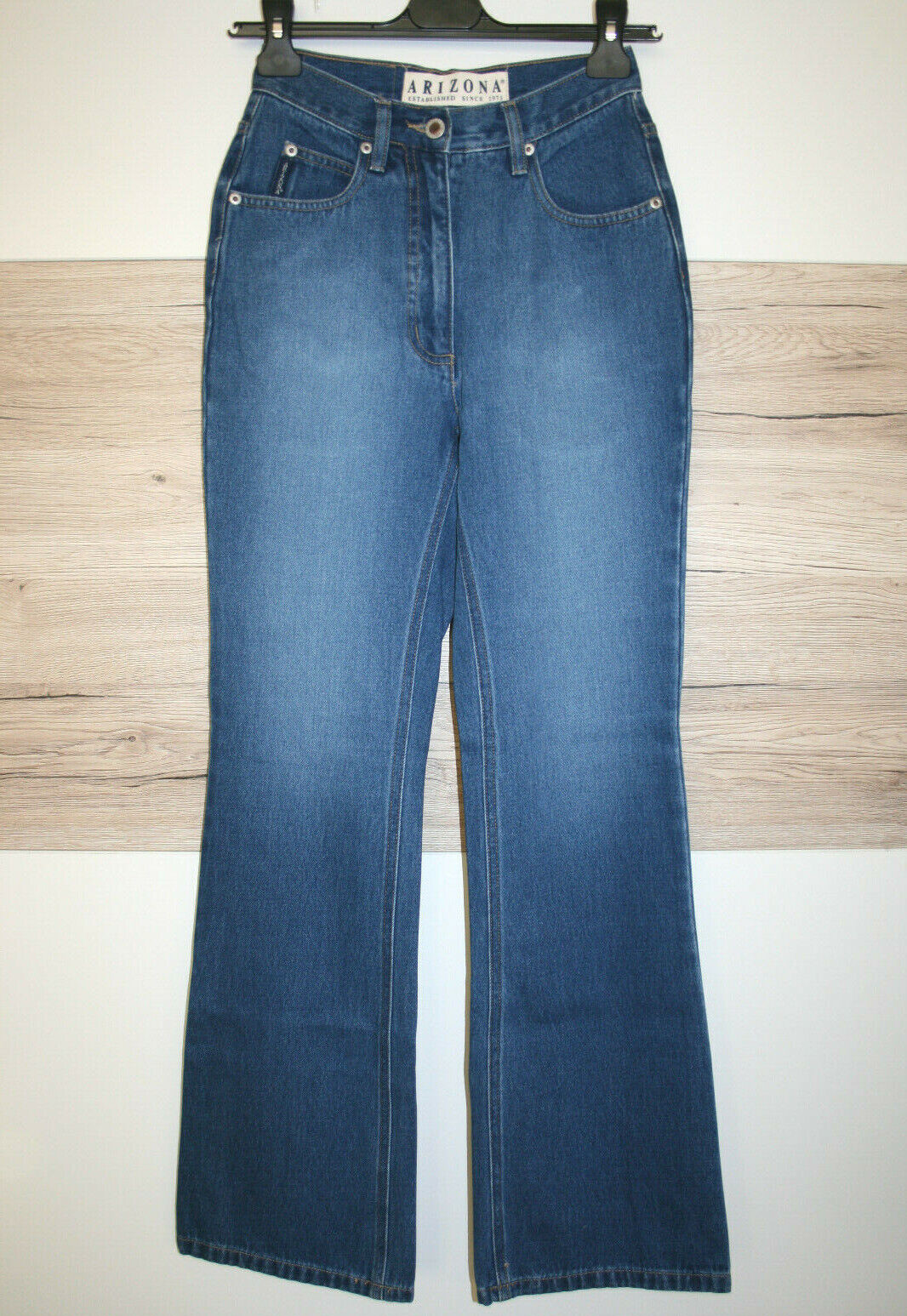 Aztekisch High Waist Schlag Leggins Hose Leggings Schlaghose hoher Bund Damen