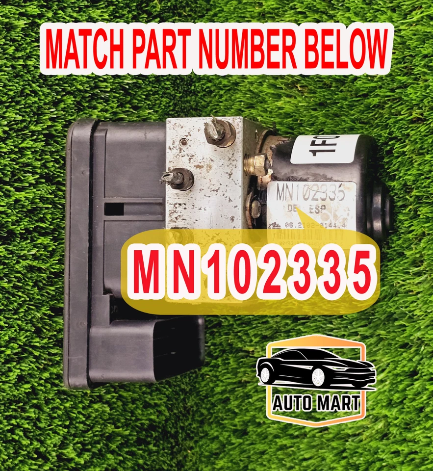 MITSUBISHI Grandis NA4W 2005 ABS MÓDULO BOMBA DE FRENO ANTIBLOQUEO ACTUADOR MN102335 Foto 2 de 4