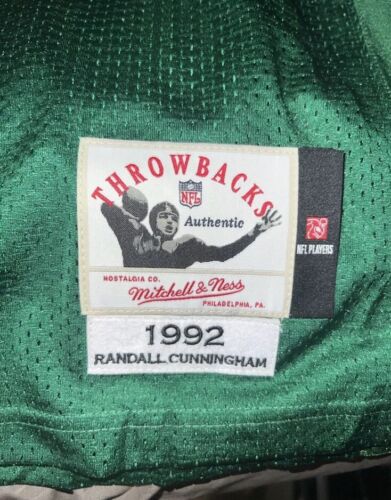 Philadelphia Eagles Randall Cunningham Mitchell & Ness 1992 NFL Size XL - 第 2/8 張圖片