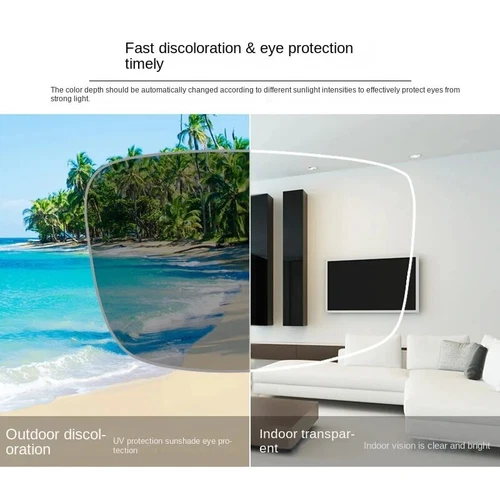 Transition Reading Glasses Photochromic Blue Light Blocking Near Far Multifocal - Picture 3 of 27