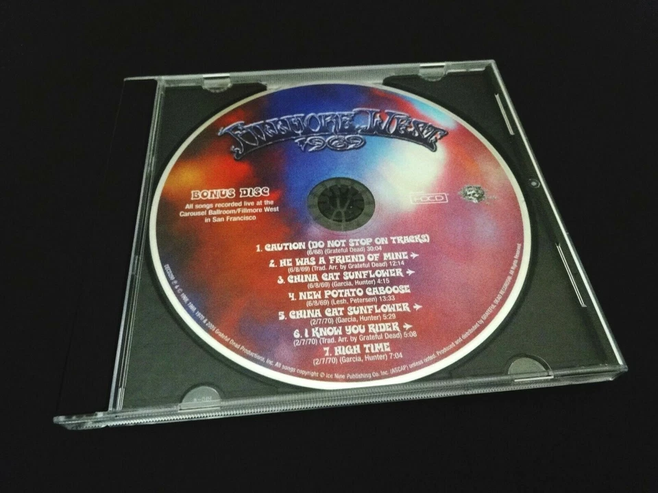 Grateful Dead Fillmore West 1969 Box Set Bonus Disc CD Carousel 1968 1970 1-CD - Image 2 of 4