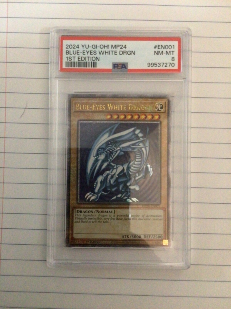 遊戯王 MP24-EN001 青眼の白龍 Blue-Eyes White Dragon  (英語版 1st Edition 25th クォーターセンチュリーシークレットレア) 25th Anniversary Tin：Dueling Mirrors Mega Pack Amazon.com: Blue-Eyes White Dragon - MP24-EN001 - Quarter