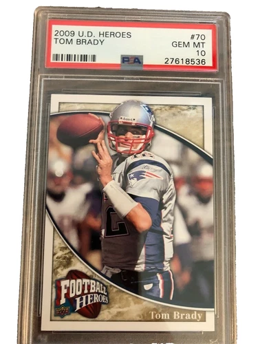 Upper Deck Lot Tom Brady Football Trading Cards