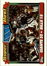 1991 Topps Football "Main Set" Cards #1 to #250 Rookies and Veterans