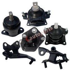 6pcs Engine Motor Transmission Mount Set Fits 2003-2007 Honda Accord 2.4l W At 6pcs Engine Motor Transmission Mount Set Fits 2003-2007 Honda Accord 2.4l W At