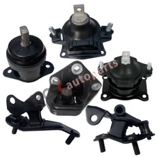 6pcs Engine Motor Transmission Mount Set Fits 2003-2007 Honda Accord 2.4L w/ AT