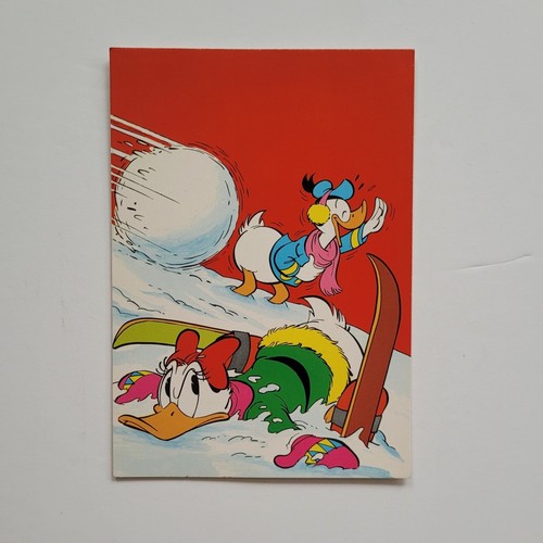 2 x Postales De Colección Años 80 Walt Disney Pato Donald Daisy Duck Chip N Dale - Imagen 2 de 5