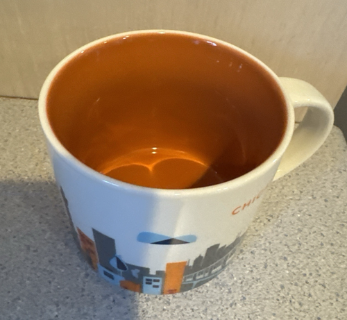 Taza de café de cerámica Starbucks You Are Here Series Chicago 14 oz 2015 - Imagen 5 de 5