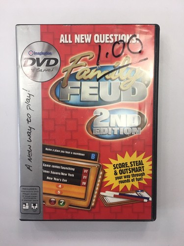 Family Feud Game Show 2nd Edition Interactive DVD Board Game (DVD & Scorecards) - Picture 2 of 4