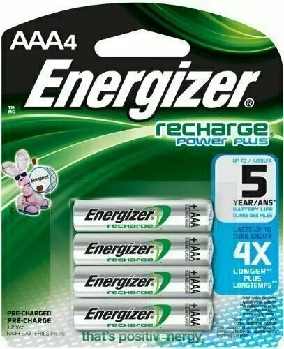 Energizer AAA Rechargeable Batteries 4 Pack 692754127920