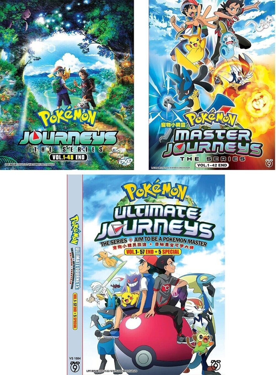 Pokemon Journeys Complete TV Series Episodes 1-147 + 5