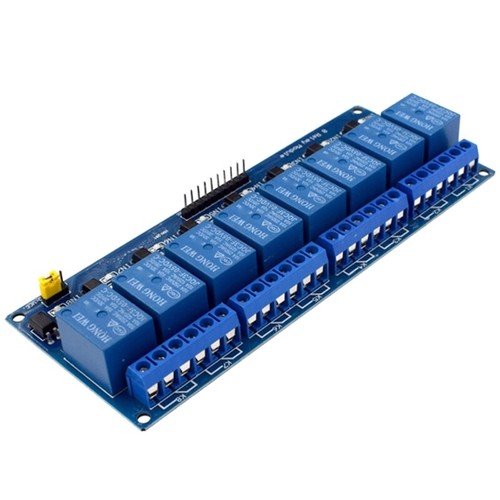 5/12/24V Optocoupler Integrated 8-Way Relays Module Board for Home Automation - Photo 4/11