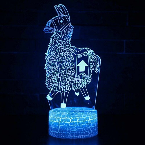 3D Nachtlicht Spiel Fortnite 16 Farben Tischlampe Zimmer Dekor Kinder Geschenk - Bild 27 von 45
