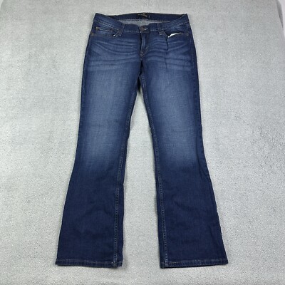 Levis 524 Too Superlow Jeans Womens 11 Blue Bootcut Flared Low Rise Y2K Western