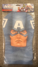 NEW Captain America Mask Partysuit Mask Marvel Avengers 14 One Size Costume
