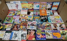 Lot of 10 Learn How to Draw Paint Color Animal Cartoon Children Kids Books Mix