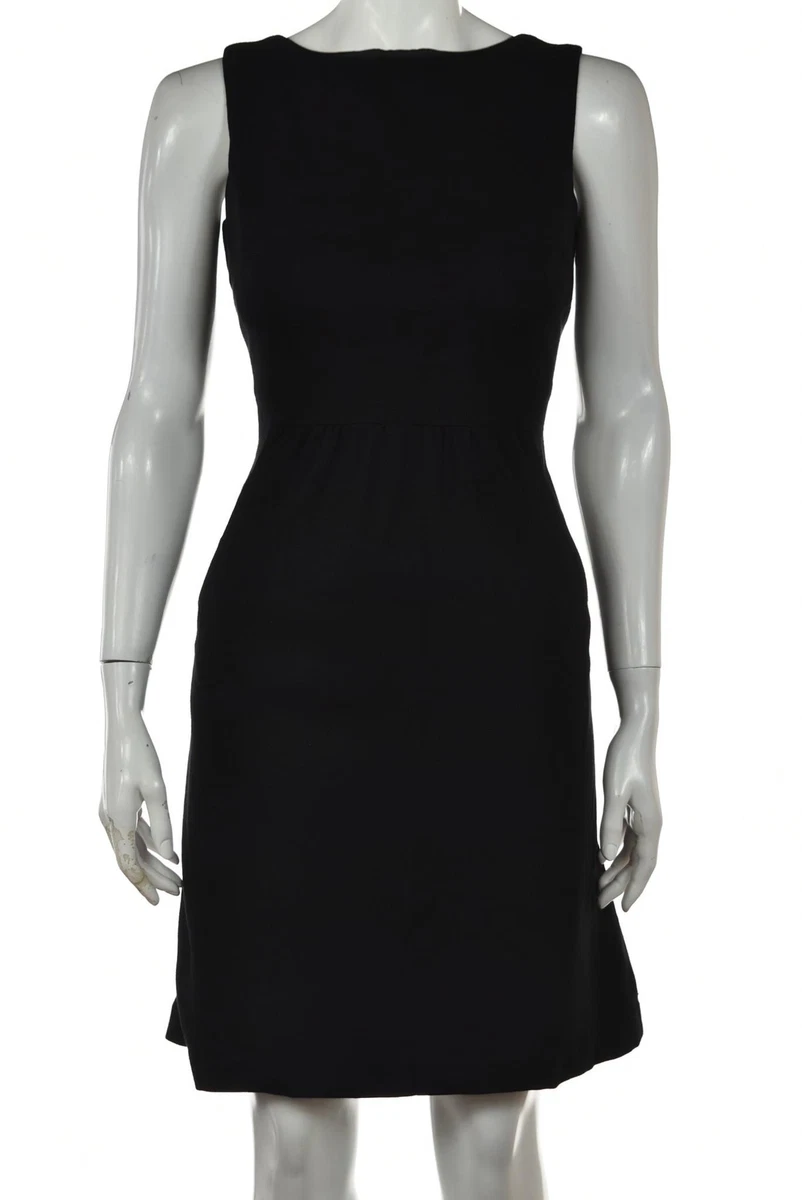 J McLaughlin Womens Dress Size 2 Black Solid Sheath Above Knee