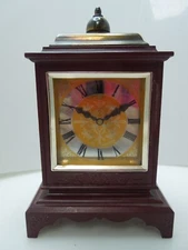 s697 Vintage IM Corona Table Gas Lighter Japan Clock Shape Rare