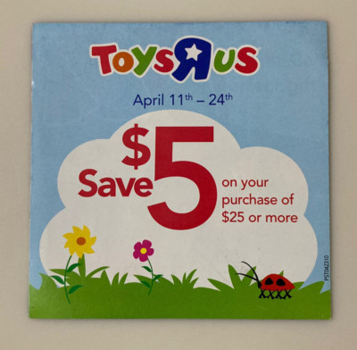 Toys R Us Mini Coupon Booklet 2010 4 Coupons 4/11/10 - 4/24/10 Plus Ads for  TRU | eBay