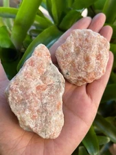 Grade A+ Large Sunstone Raw Natural Stones, 2"-3" Rough Sunstone, Wholesale Bulk