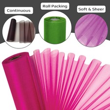 Tissu Organza Rose Doré Imprimé étoiles - 1.50m De Large - Pour Déco & Couture