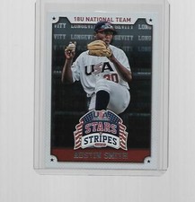 2015 PANINI USA BASEBALL STARS & STRIPES LONGEVITY AUSTIN SMITH #9