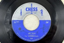 The Moonglows - Doo Wop Soul 45 RPM Chess - See Saw / When I'm With You K3