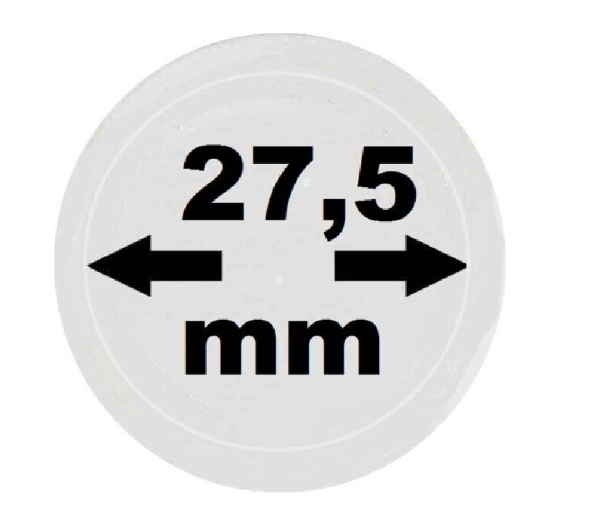 10 Transparente Münzkapseln – Größen 18 Mm Bis 50 Mm, Aus Kunststoff, Für Sammlungen & Medaillen