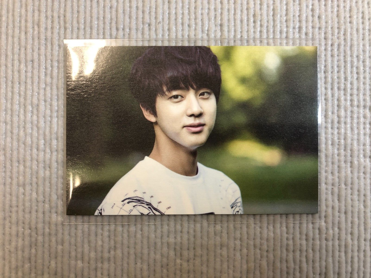 BTS 2nd Muster 17520 OFFICIAL Photo card 2/6 ( JIN ) | eBay