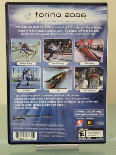 TORINO 2006 WINTER OLYMPICS - Sony Playstation 2 PS2 - Picture 2 of 3