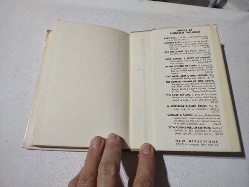 1949 THE GLASS MENAGERIE FIRST NEW CLASSIC EDITION HC BOOK BY TENNESSEE WILLIAMS - Picture 11 of 14