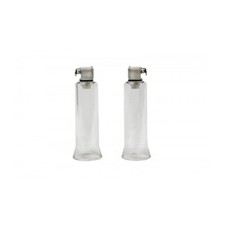 Vacuum Acrylic Nipple Pump Enlarger Enlargement Cylinders Pair Set