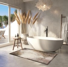 Tappeto RIFLESSI CALDI salotto Cucina Antiscivolo Antimacchia Lavabile By Suardi