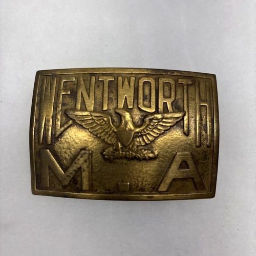 Wentworth Military Academy Lexington Missouri Uniform Belt Buckle Eagle