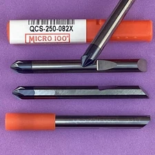 MICRO 100 QCS-250-082X Carbide Quick Change Countersink/Chamfer AlTiN🎯Machinist